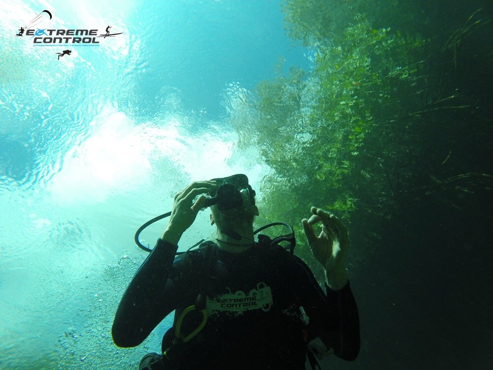 Extreme Control Adventures, offers in Scuba Diving in some of the best cenotes in Tulum. Extreme Control Adventures offers PADI lessons such as Discover Scuba Diving and PADI Scuba Diver.